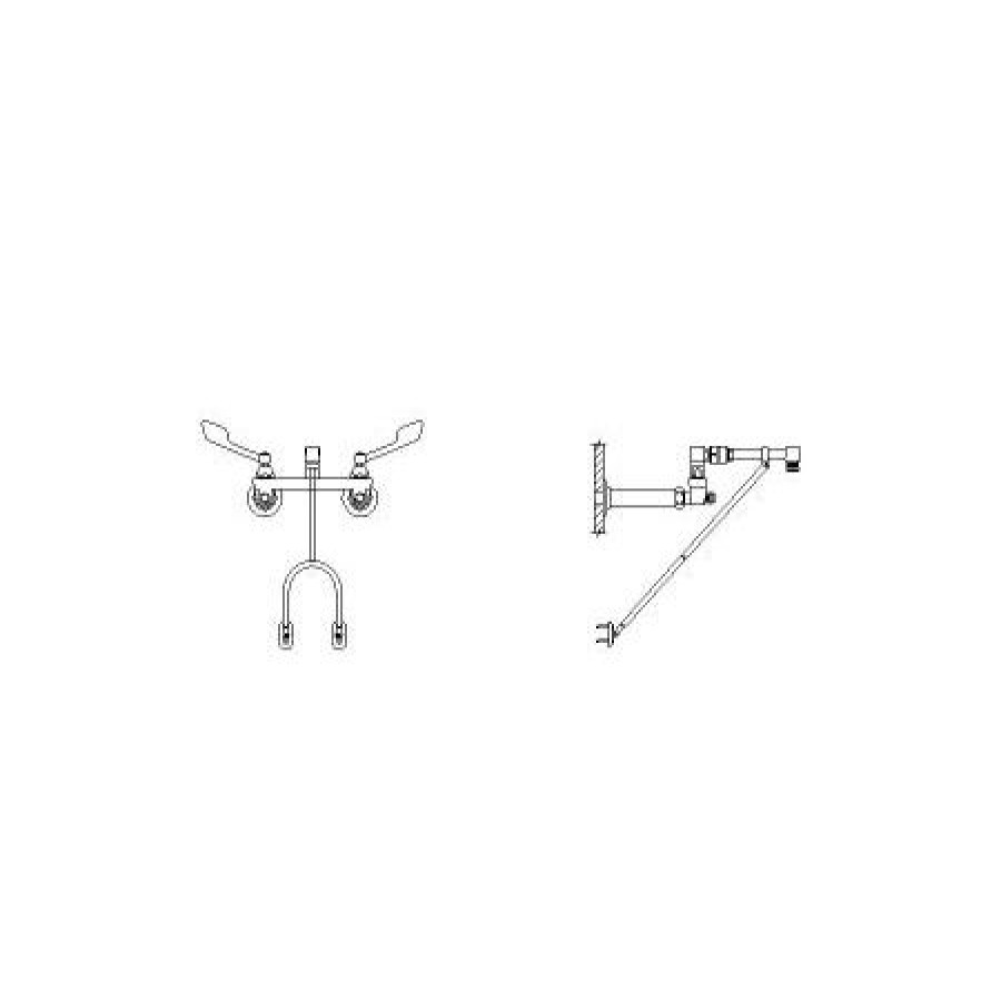 * Bridge Faucet | Best Reviews Of Delta 28T Series Double Handle Kitchen Faucet From The Commercial Collection