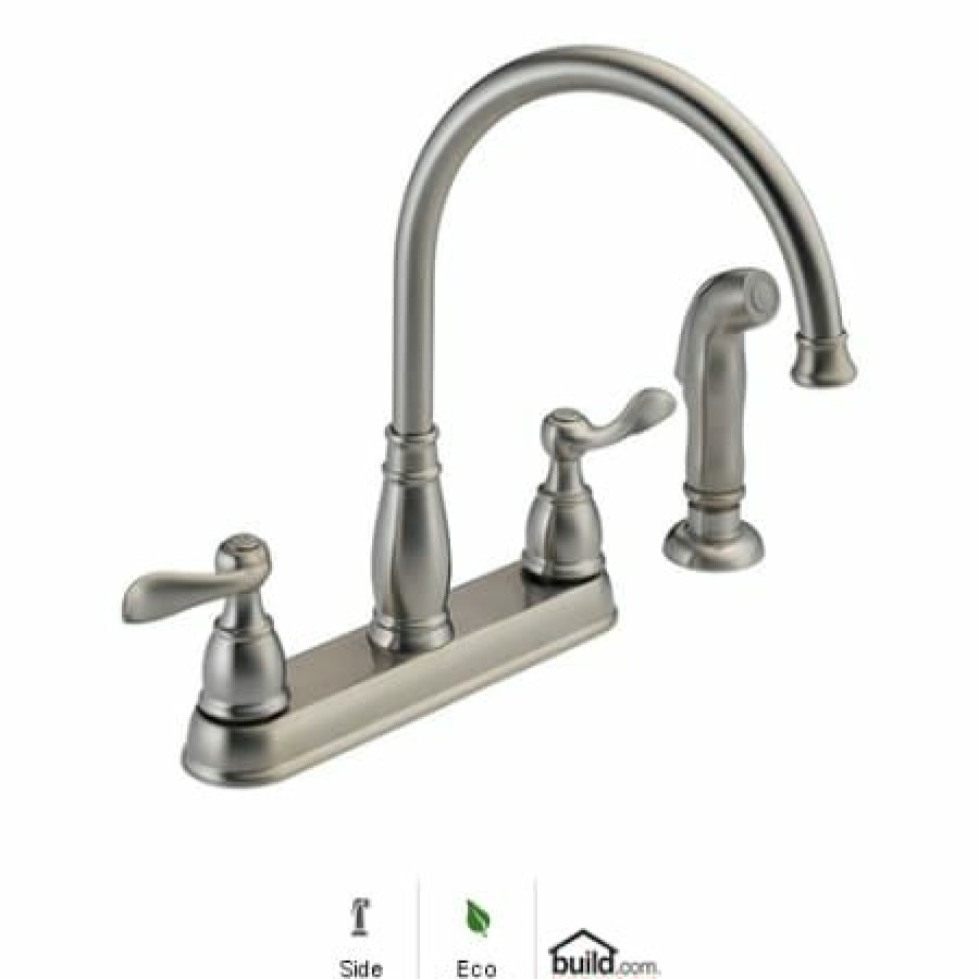 * Sidespray Included | Flash Sale Delta Windemere Kitchen Faucet With Side Spray Includes Lifetime Warranty