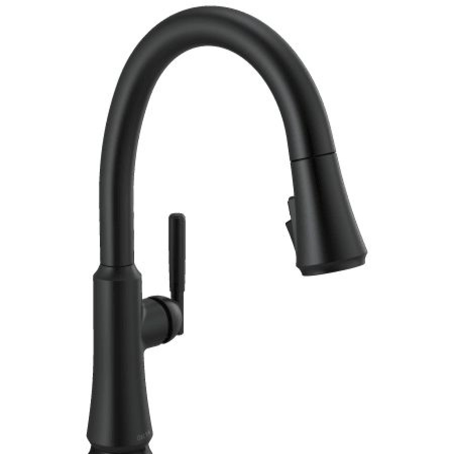 * Pullout Spray | Top 10 Delta Coranto 1.8 Gpm Single Hole Pull Down Kitchen Faucet With On/Off Touch Activation, Magnetic Docking Spray Head And Shieldspray