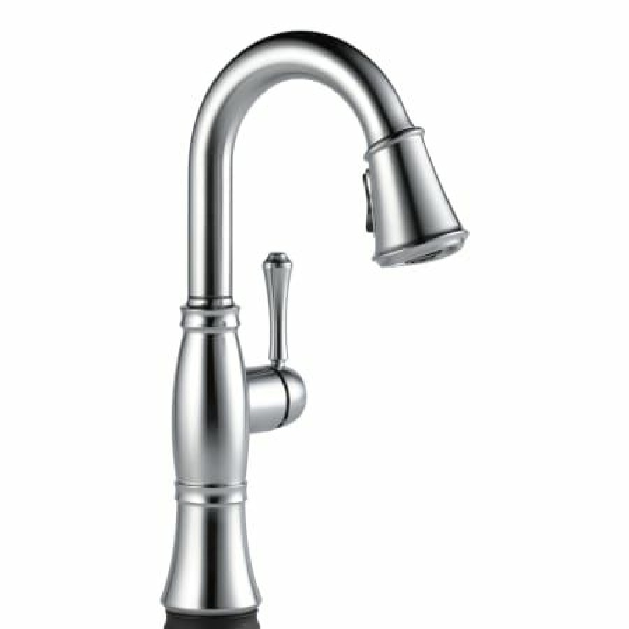 * Pullout Spray | Wholesale Delta Cassidy Pull-Down Bar/Prep Faucet With On/Off Touch Activation And Magnetic Docking Spray Head