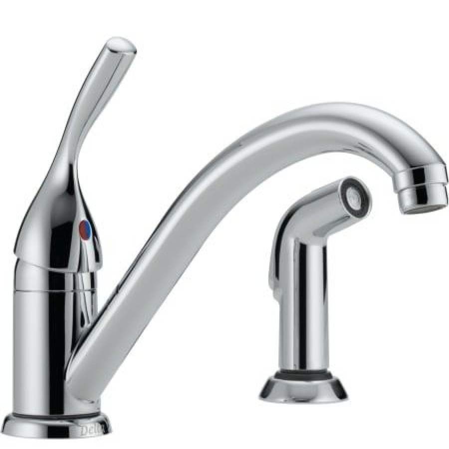 * Sidespray Included | Wholesale Delta Classic Kitchen Faucet With Side Spray Includes Lifetime Warranty