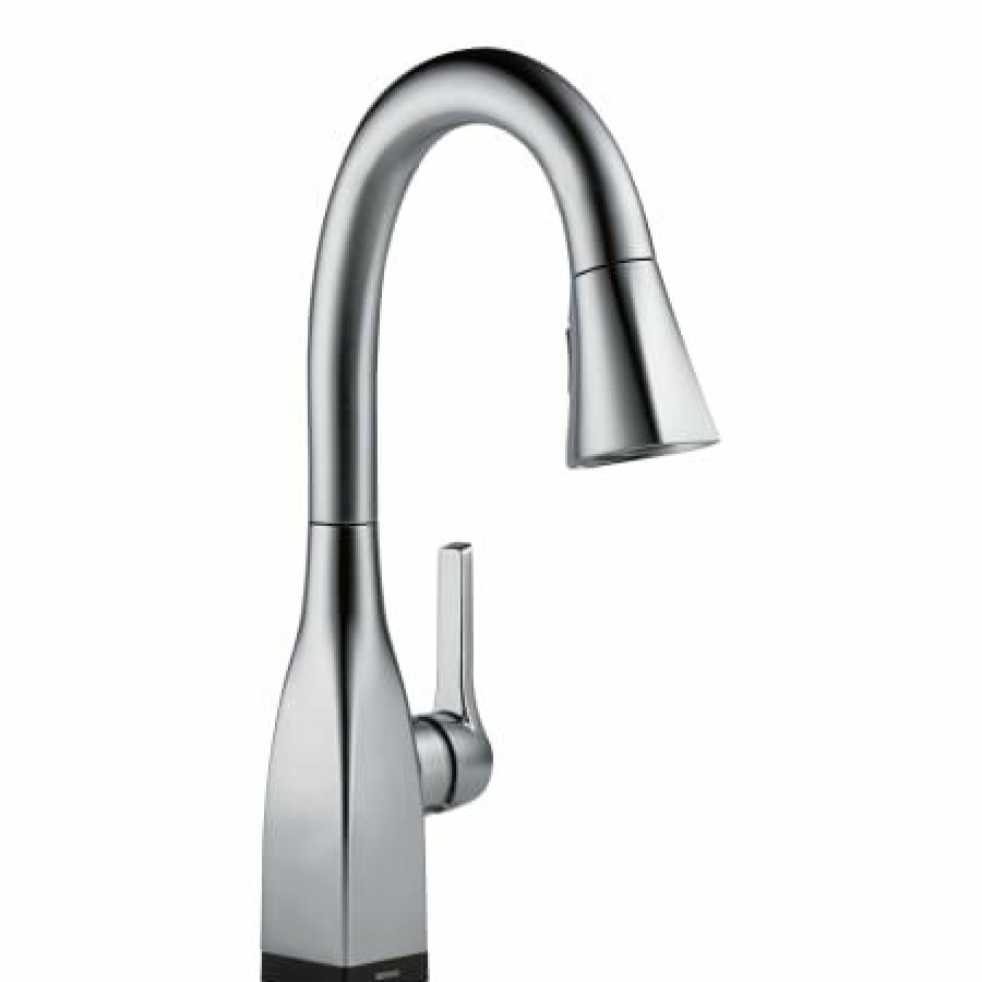 * Pullout Spray | Wholesale Delta Mateo Pull-Down Bar/Prep Faucet With On/Off Touch Activation And Magnetic Docking Spray Head Includes Lifetime Warranty (5 Year On Electronic Parts)