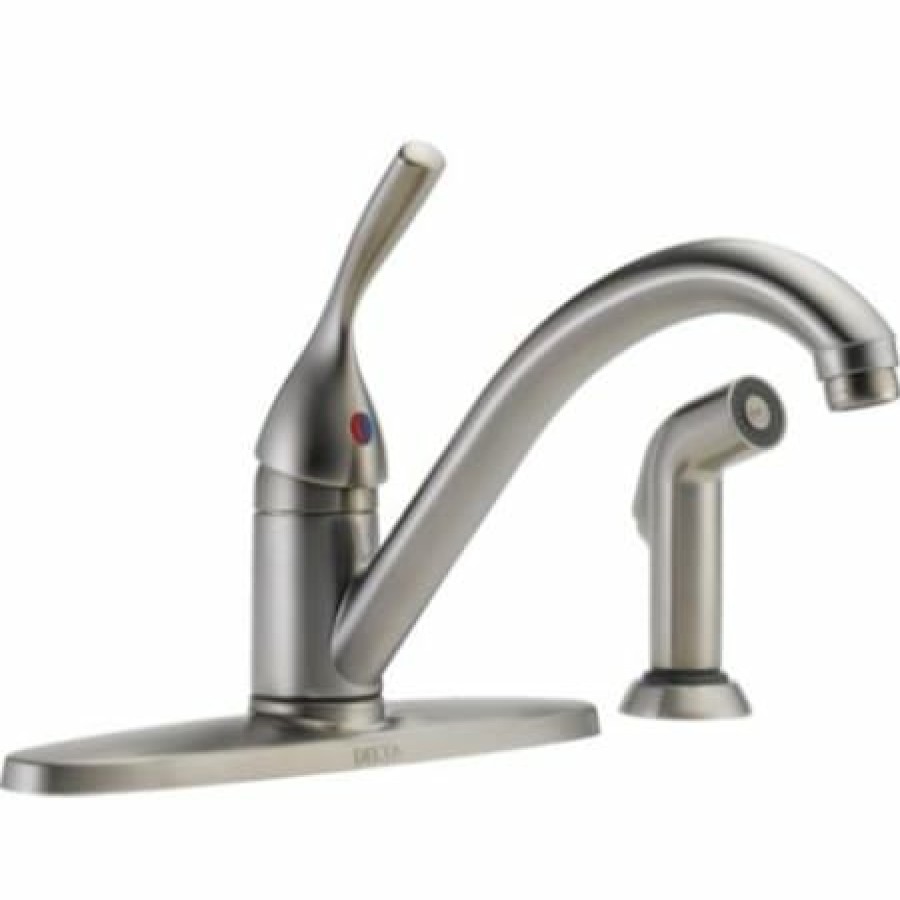 * Sidespray Included | Buy Delta Classic Kitchen Faucet With Side Spray Includes Lifetime Warranty