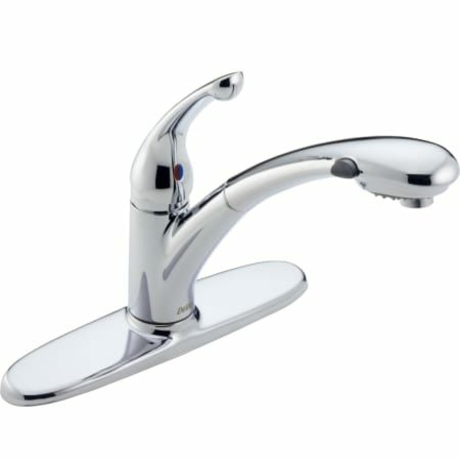 * Pullout Spray | Hot Sale Delta Signature Pull-Out Kitchen Faucet Water Efficient Includes Lifetime Warranty