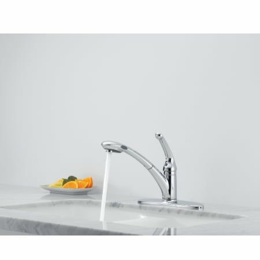 * Pullout Spray | Hot Sale Delta Signature Pull-Out Kitchen Faucet Water Efficient Includes Lifetime Warranty