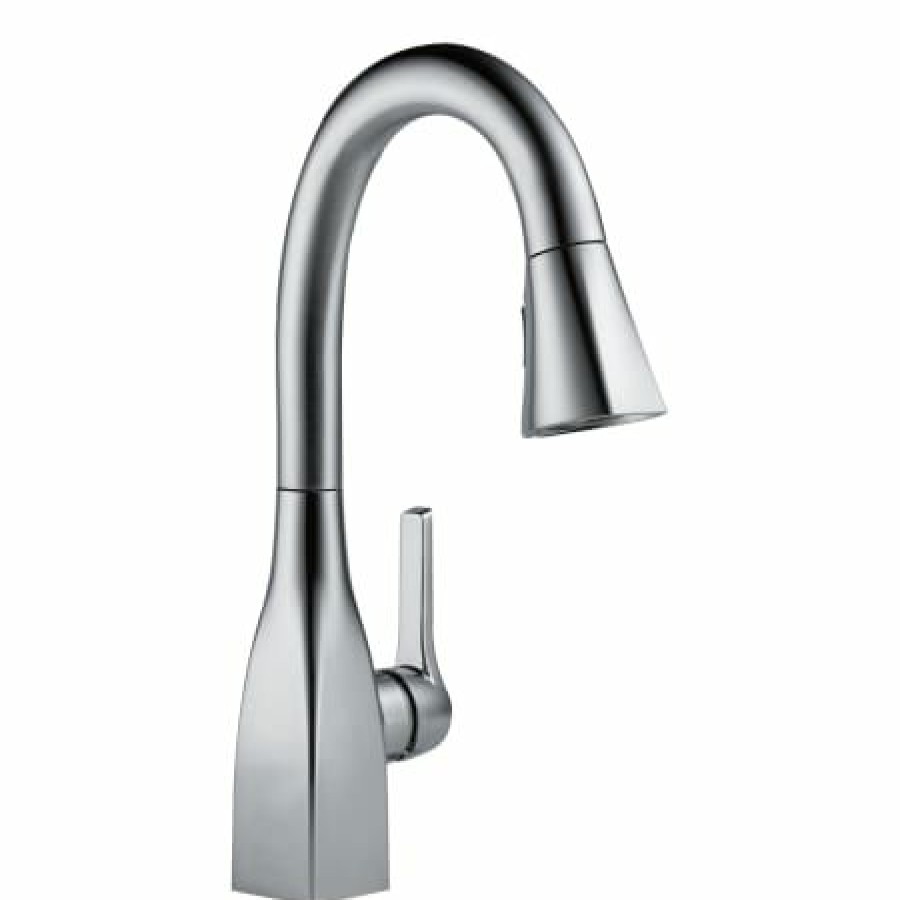 * Pullout Spray | Buy Delta Mateo Pull-Down Bar/Prep Faucet With Magnetic Docking Spray Head Includes Lifetime Warranty