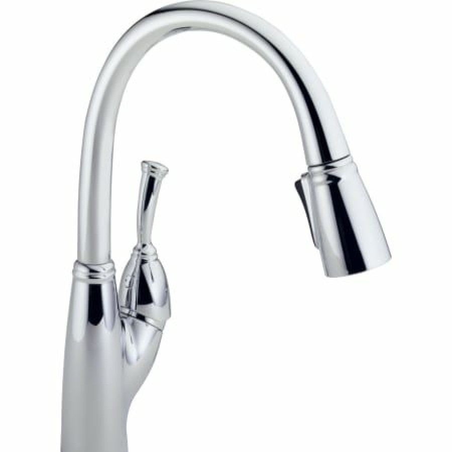 * Pullout Spray | Deals Delta Allora Pull-Down Kitchen Faucet With Magnetic Docking Spray Head Includes Lifetime Warranty