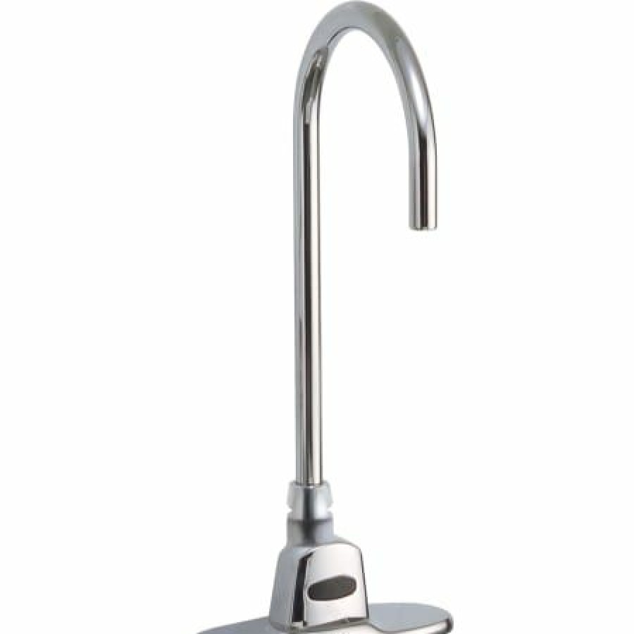 * Electronic | Deals Delta 1.5Gpm Motion Activated Battery Operated Single Hole Electronic Bar / Prep Faucet With Smooth End Gooseneck Spout From The Commercial Series