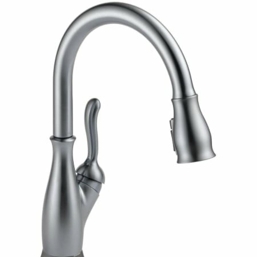 * Pullout Spray | New Delta Leland Voiceiq Voice Activated Pull Down Kitchen Faucet With On / Off Touch Activation, Magnetic Docking Spray Head And Sprayshield