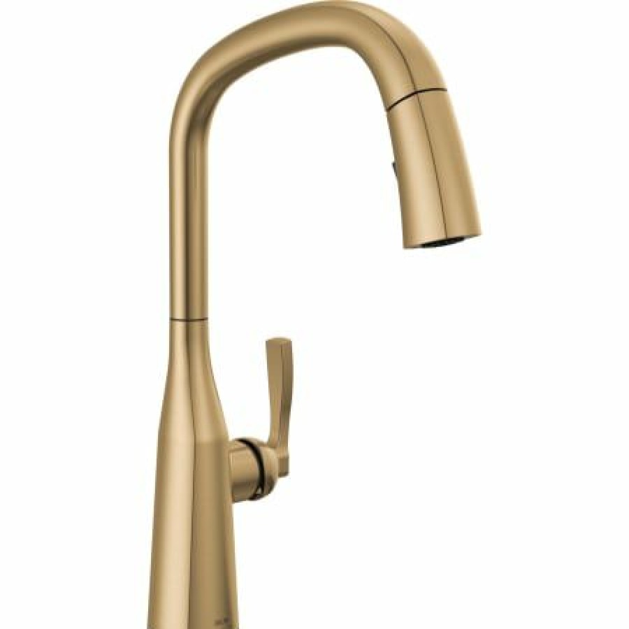 * Pullout Spray | New Delta Stryke 1.8 Gpm Pull-Down Kitchen Faucet With On/Off Touch Activation And Magnetic Docking Spray Head