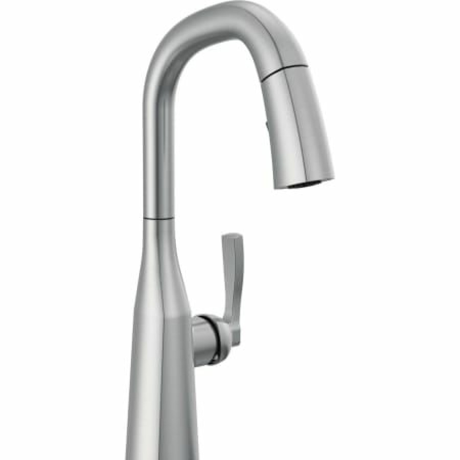 * Pullout Spray | Best Deal Delta Stryke 1.8 Gpm Pull-Down Bar/Prep Faucet With Magnetic Docking Spray Head