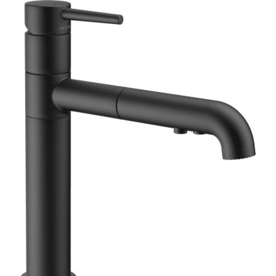 * Pullout Spray | Best Sale Delta Trinsic Pull-Out Kitchen Faucet Includes Lifetime Warranty