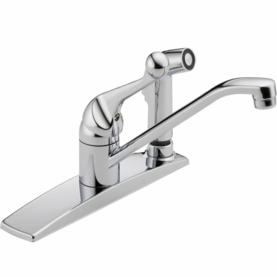 * Sidespray Included | Best Sale Delta Classic Kitchen Faucet With Side Spray Includes Lifetime Warranty