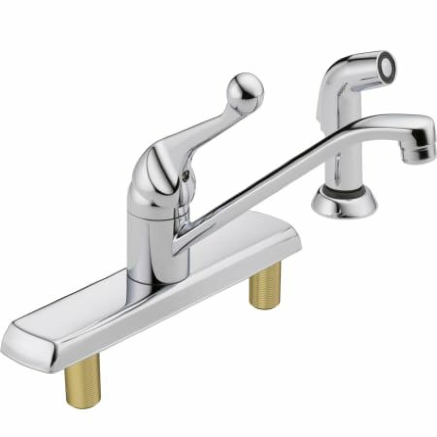 * Sidespray Included | Top 10 Delta Classic Kitchen Faucet With Side Spray Includes Lifetime Warranty