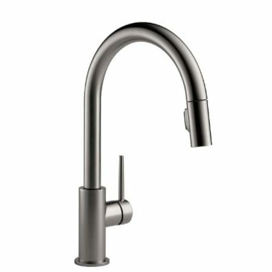 * Pullout Spray | Top 10 Delta Trinsic Pull-Down Kitchen Faucet With Magnetic Docking Spray Head Includes Lifetime Warranty